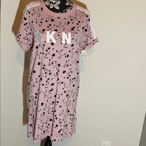 🎉👗DKNY Sport Dress size Medium Pink floral